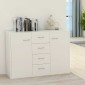 vidaXL Μπουφές Λευκός 88 x 30 x 65 εκ. από Μοριοσανίδα