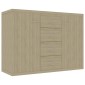 vidaXL Μπουφές Sonoma Δρυς 88 x 30 x 65 εκ. από Μοριοσανίδα