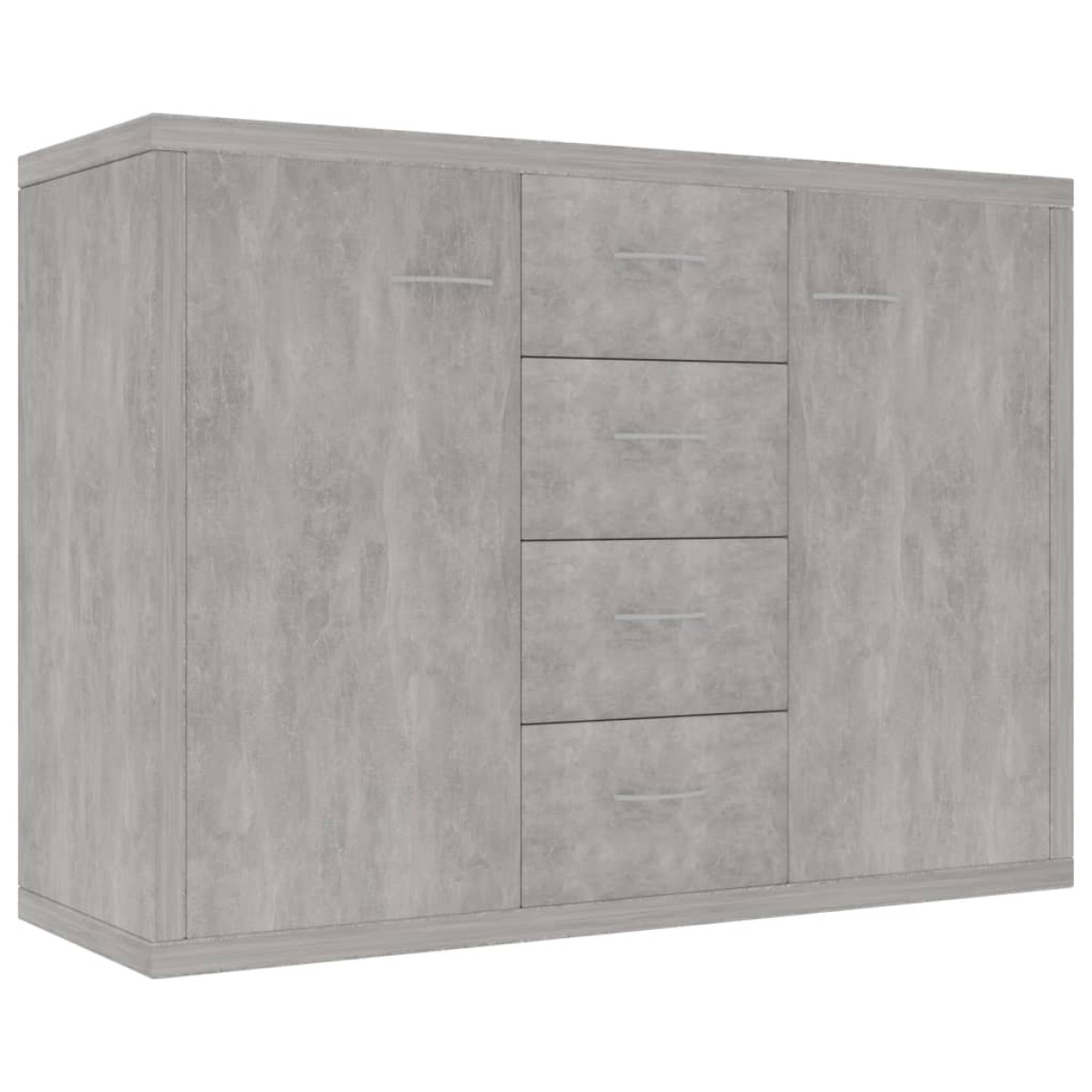 vidaXL Μπουφές Γκρι του Σκυροδέματος 88 x 30 x 65 εκ. από Μοριοσανίδα