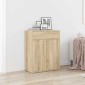 vidaXL Ντουλάπι Sonoma Δρυς 60 x 30 x 75 εκ. από Μοριοσανίδα