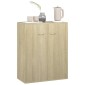 vidaXL Ντουλάπι Sonoma Δρυς 60 x 30 x 75 εκ. από Μοριοσανίδα