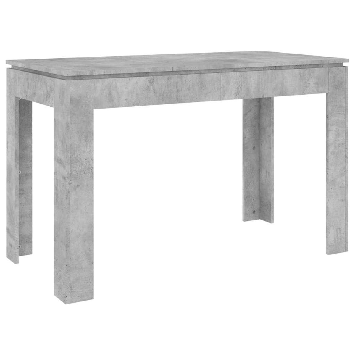 vidaXL Τραπεζαρία Γκρι του Σκυροδέματος 120x60x76 εκ. από Μοριοσανίδα