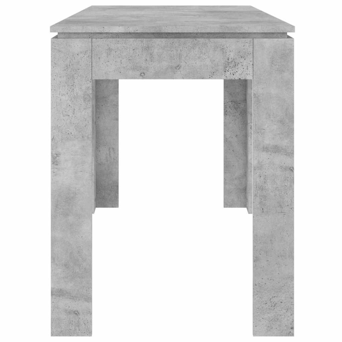 vidaXL Τραπεζαρία Γκρι του Σκυροδέματος 120x60x76 εκ. από Μοριοσανίδα