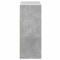 vidaXL Βιβλιοθήκη με 2 Ράφια Γκρι Σκυροδεμ. 60x30x76,5 εκ. Μοριοσανίδα