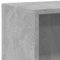 vidaXL Βιβλιοθήκη με 2 Ράφια Γκρι Σκυροδεμ. 60x30x76,5 εκ. Μοριοσανίδα