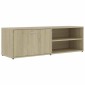 vidaXL Έπιπλο Τηλεόρασης Sonoma Δρυς 120 x 34 x 37 εκ. από Μοριοσανίδα