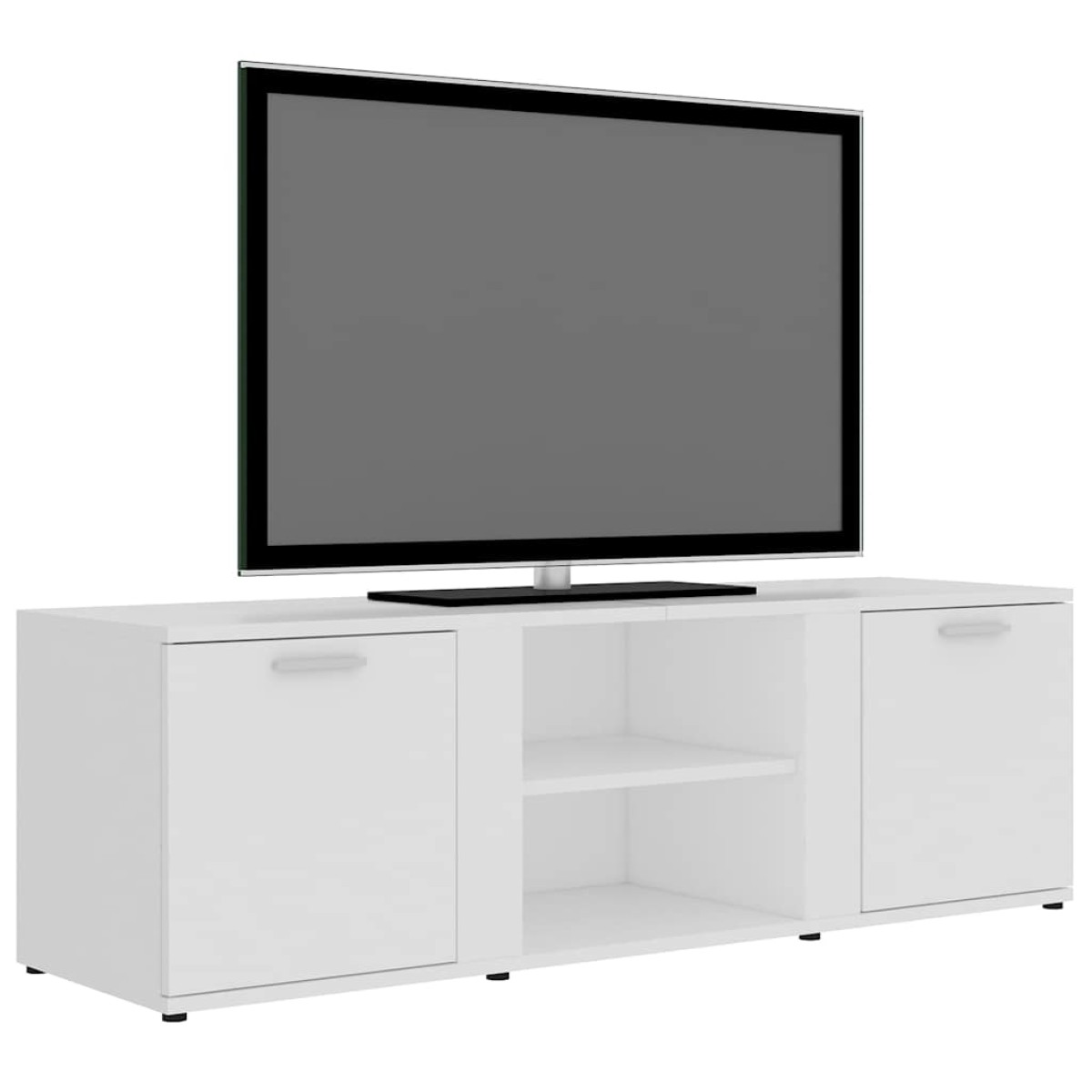 vidaXL Έπιπλο Τηλεόρασης Λευκό 120 x 34 x 37 εκ. από Μοριοσανίδα
