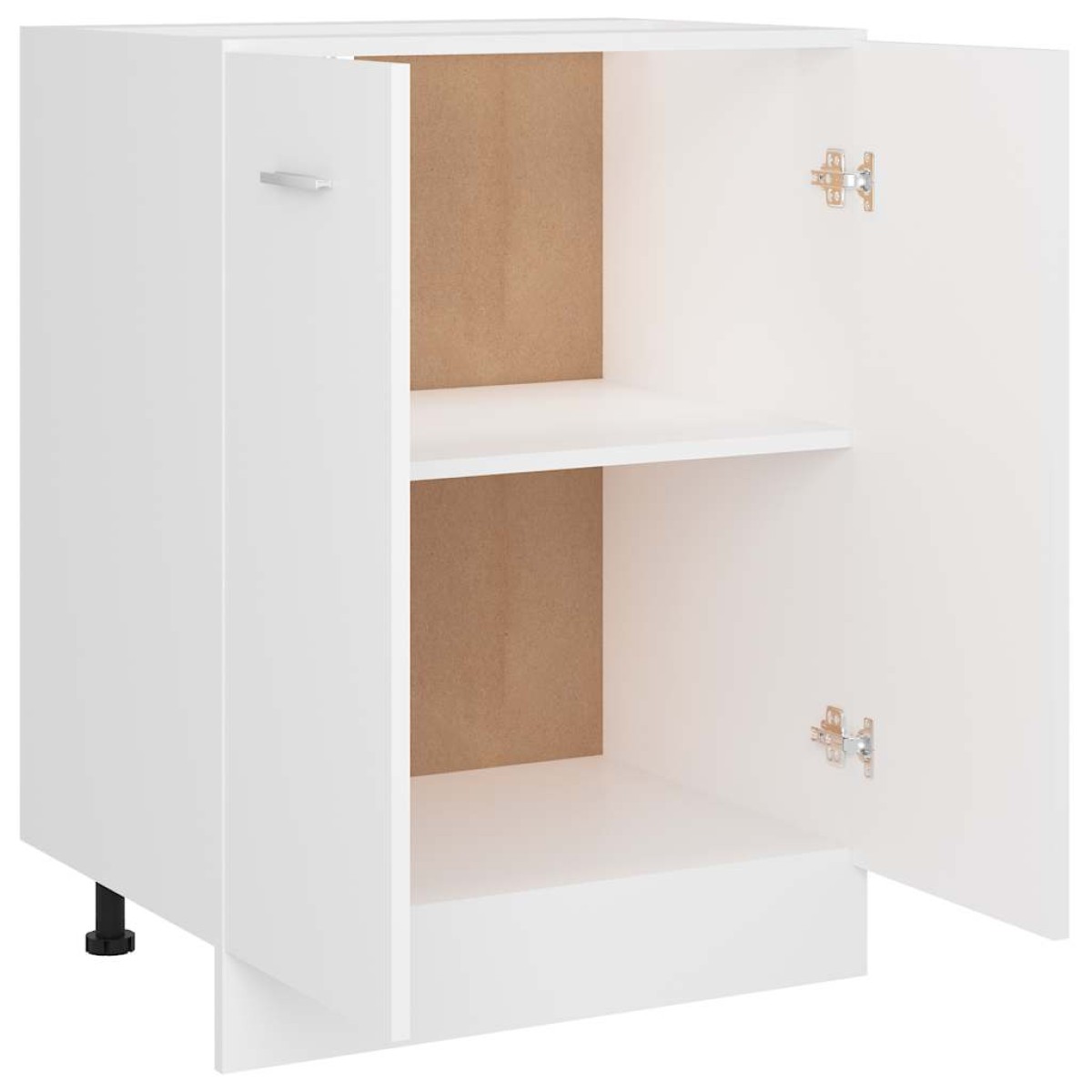 vidaXL Ντουλάπι Δαπέδου Λευκό 60x46x81,5 εκ. Μοριοσανίδα