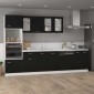 vidaXL Ντουλάπι Δαπέδου Μαύρο 60x46x81,5 εκ. Μοριοσανίδα