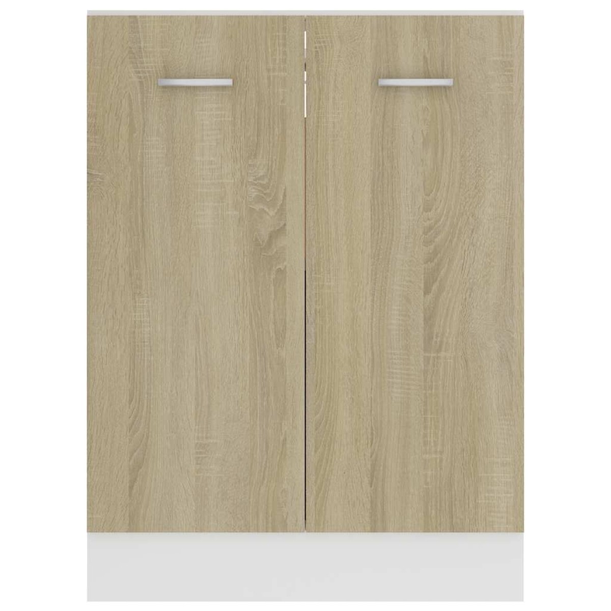 vidaXL Ντουλάπι Δαπέδου Sonoma Δρυς 60 x 46 x 81,5 εκ. Μοριοσανίδα