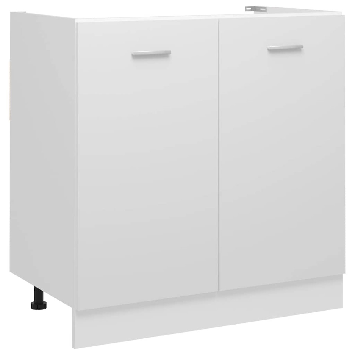 vidaXL Ντουλάπι Νεροχύτη Λευκό 80x46x81,5 εκ. Μοριοσανίδα