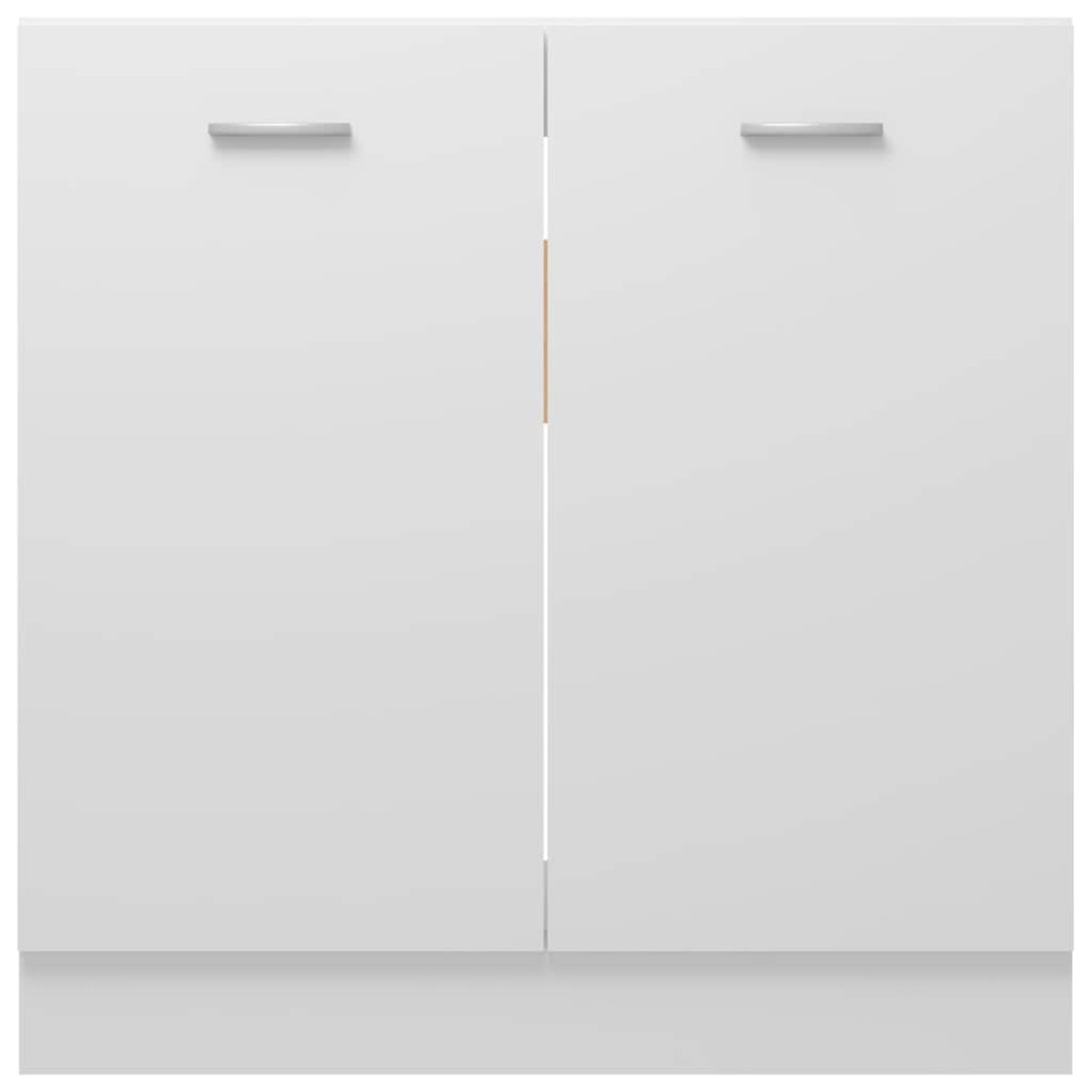 vidaXL Ντουλάπι Νεροχύτη Λευκό 80x46x81,5 εκ. Μοριοσανίδα