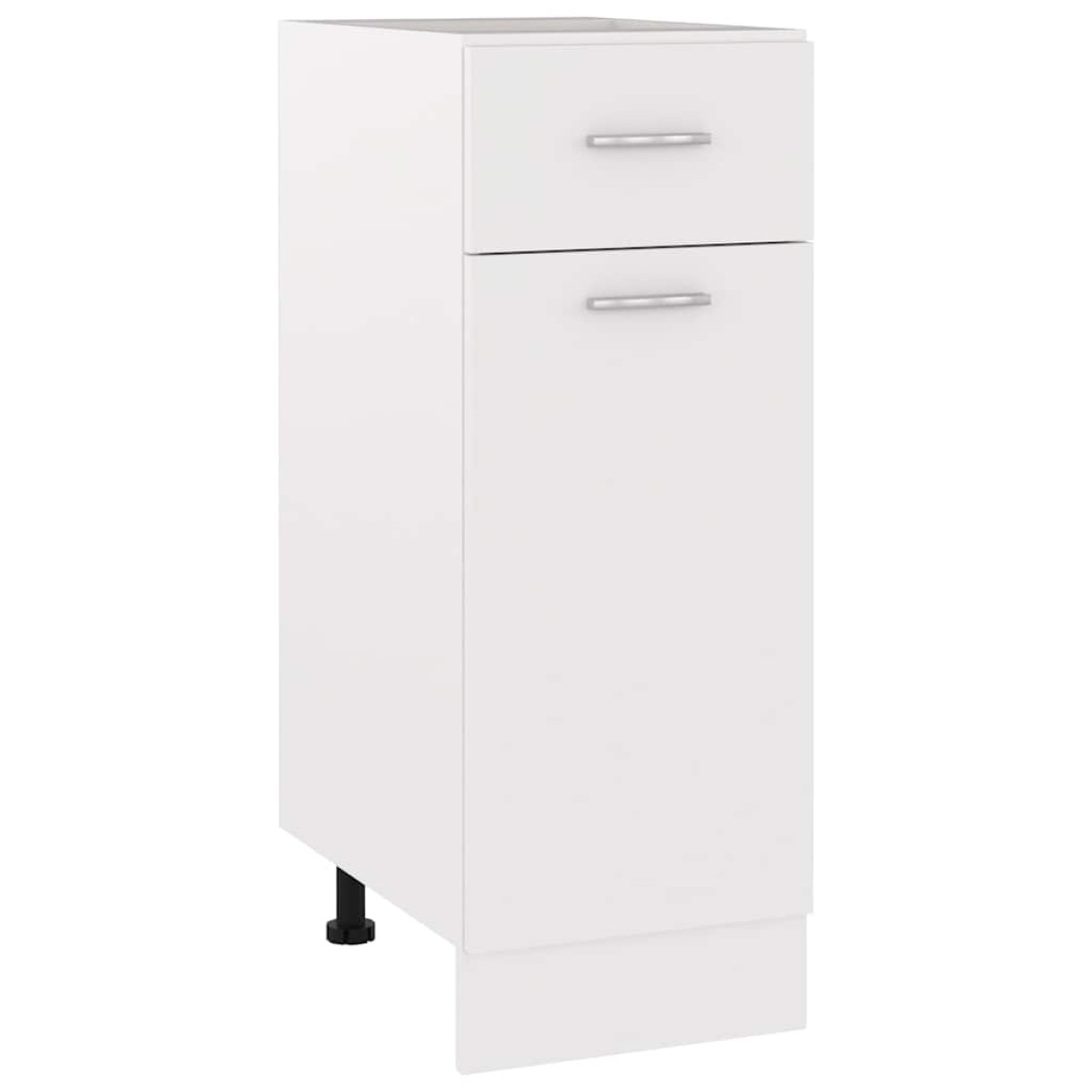 vidaXL Ντουλάπι με Συρτάρι Λευκό 30x46x81,5 εκ. Μοριοσανίδα