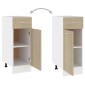 vidaXL Ντουλάπι με Συρτάρι Sonoma Δρυς 30x46x81,5 εκ. Μοριοσανίδα