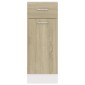 vidaXL Ντουλάπι με Συρτάρι Sonoma Δρυς 30x46x81,5 εκ. Μοριοσανίδα