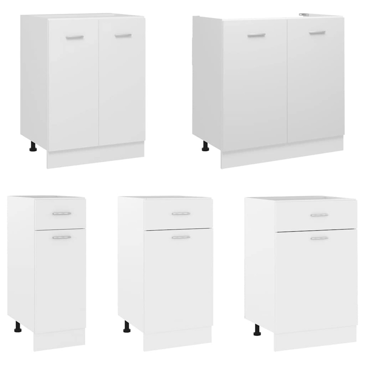 vidaXL Ντουλάπι με Συρτάρι Λευκό 40x46x81,5 εκ. Μοριοσανίδα