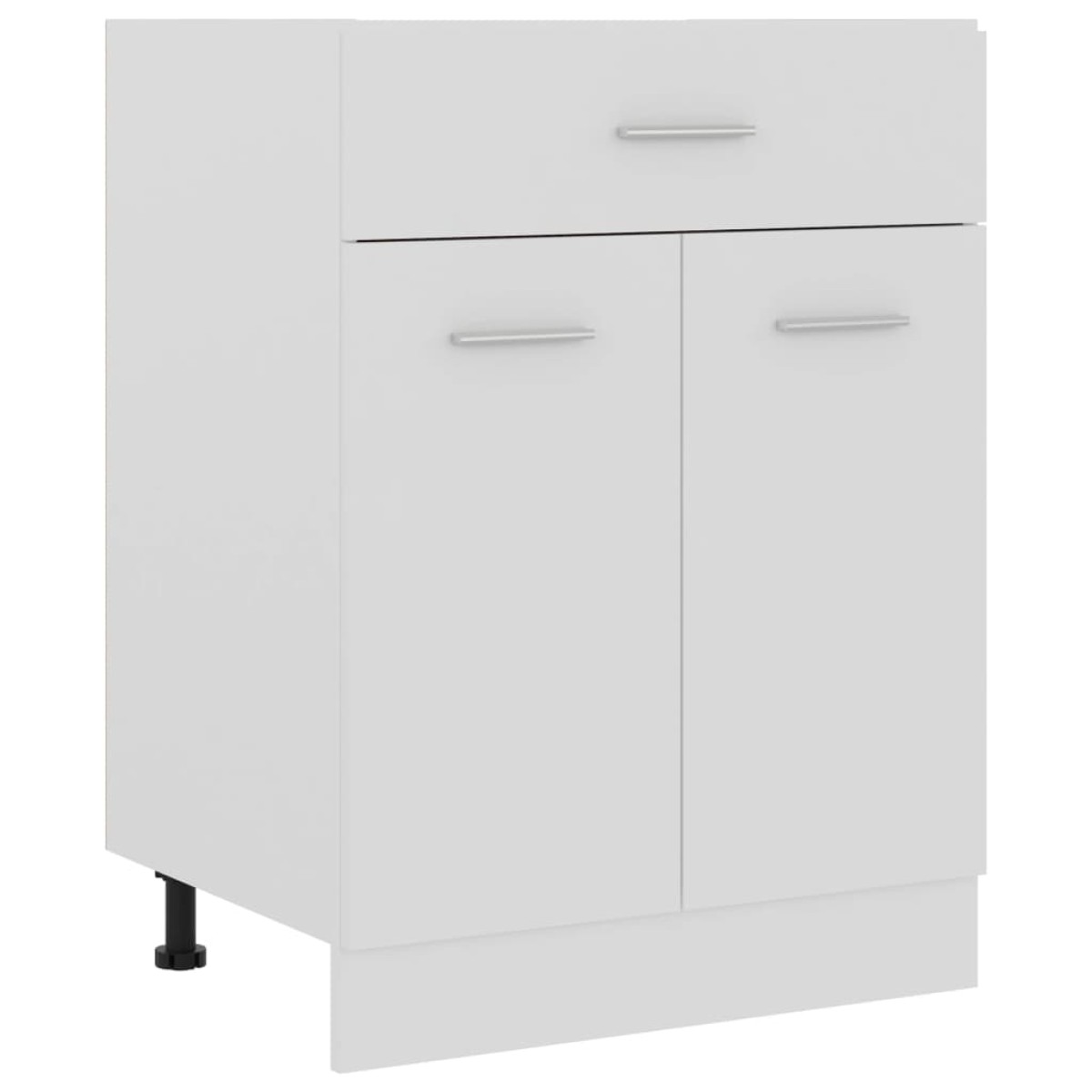 vidaXL Ντουλάπι με Συρτάρι Λευκό 60x46x81,5 εκ. Μοριοσανίδα