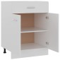 vidaXL Ντουλάπι με Συρτάρι Λευκό 60x46x81,5 εκ. Μοριοσανίδα