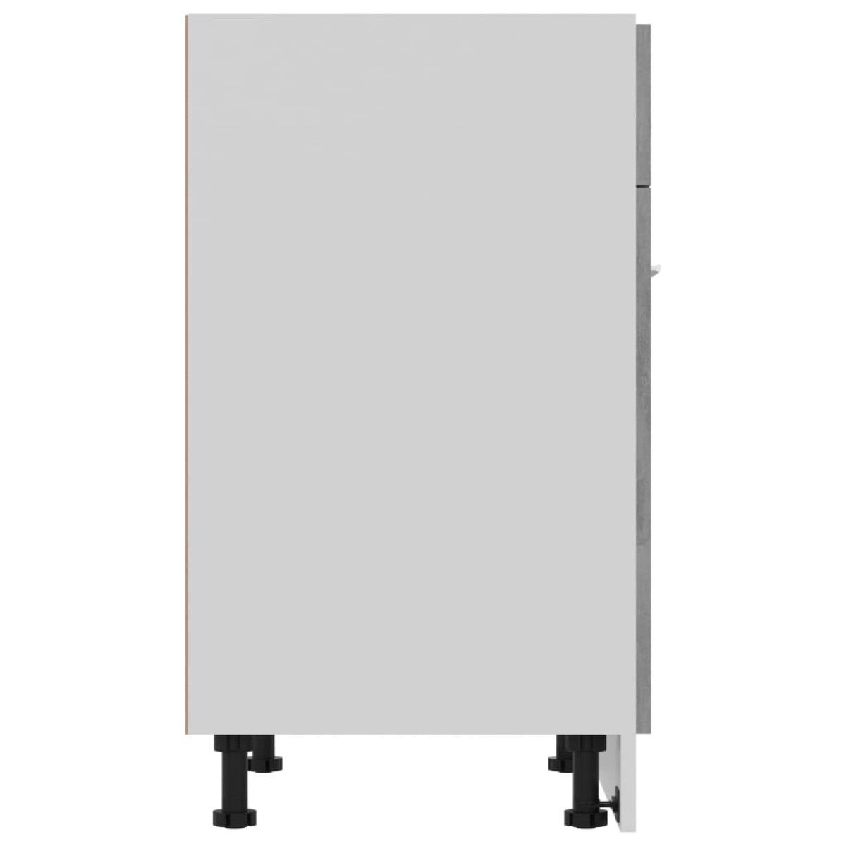 vidaXL Ντουλάπι με Συρτάρι Γκρι Σκυροδέματος 60x46x81,5 εκ Μοριοσανίδα