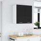 vidaXL Ντουλάπι Κρεμαστό Μαύρο 60 x 31 x 60 εκ. από Μοριοσανίδα