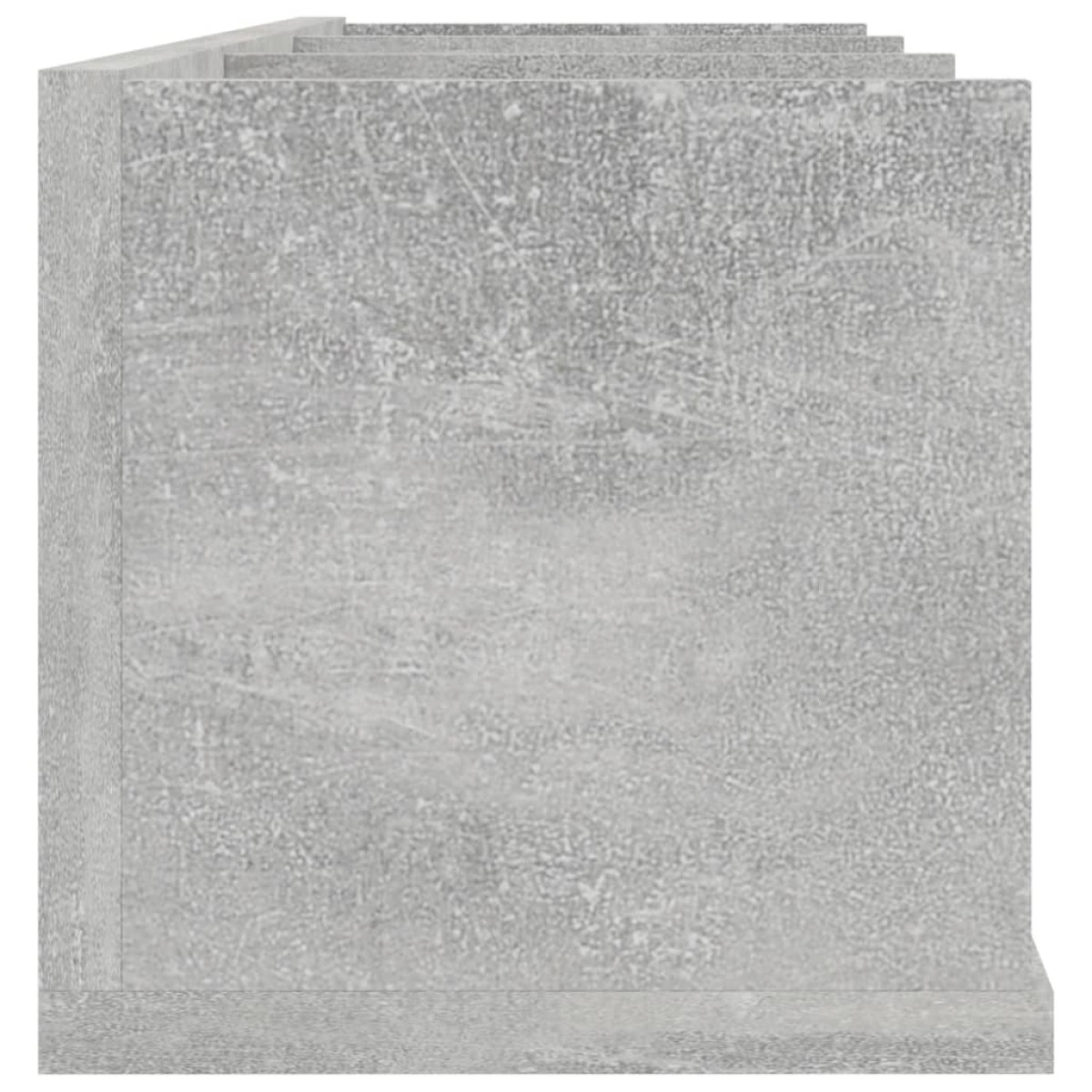 vidaXL Ράφι Τοίχου για CD Γκρι Σκυροδέματος 75x18x18 εκ. Μοριοσανίδα