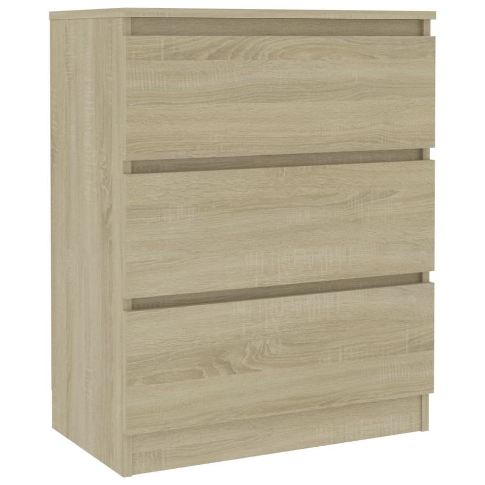 vidaXL Συρταριέρα Sonoma Δρυς 60 x 35 x 76 εκ. Επεξεργασμένο Ξύλο