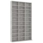 vidaXL Έπιπλο για CD Γκρι Σκυρ. 102x16x177,5εκ. από Επεξεργασμένο Ξύλο