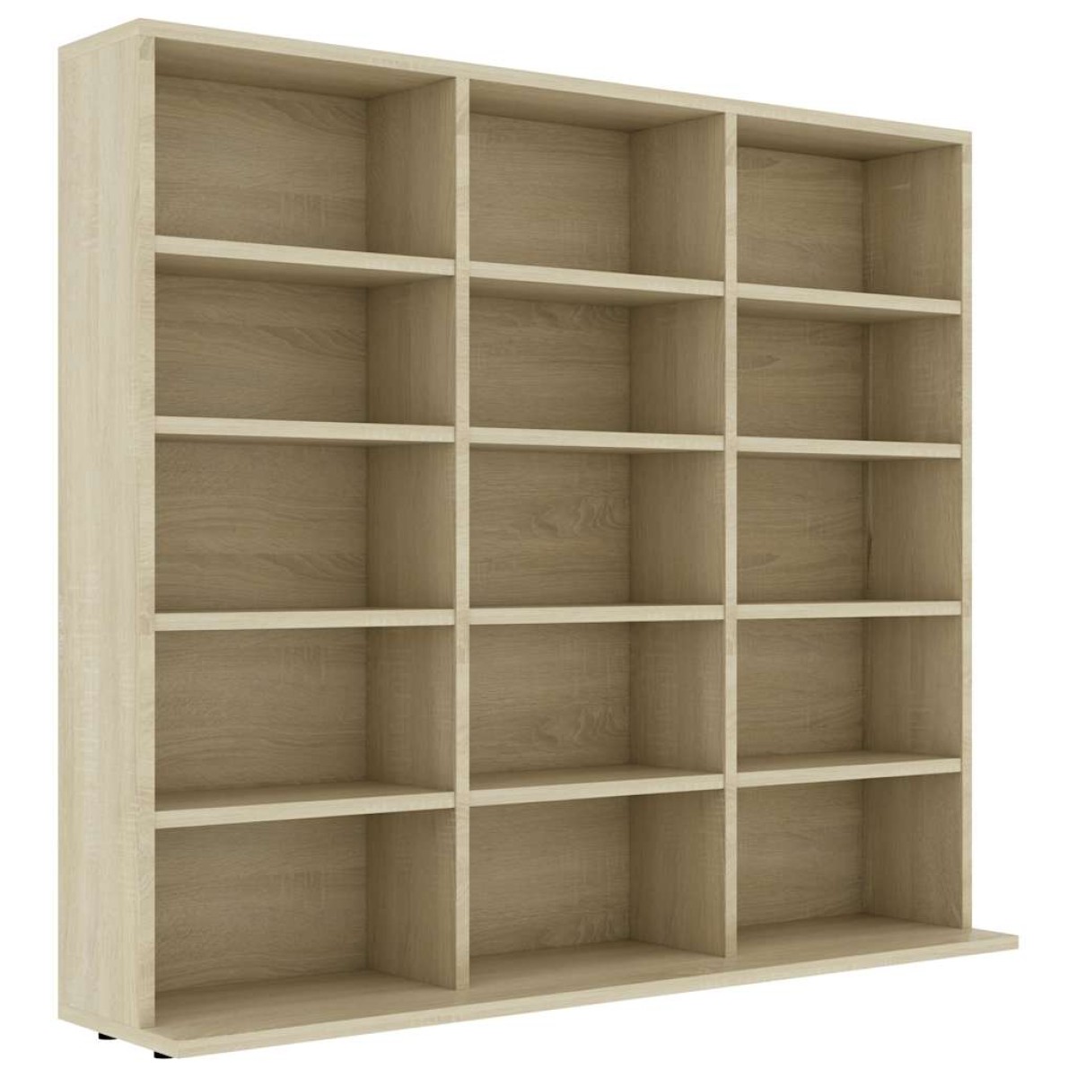vidaXL Έπιπλο για CD Χρώμα Sonoma Δρυς 102x23x89,5 εκ. από Μοριοσανίδα