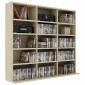 vidaXL Έπιπλο για CD Χρώμα Sonoma Δρυς 102x23x89,5 εκ. από Μοριοσανίδα
