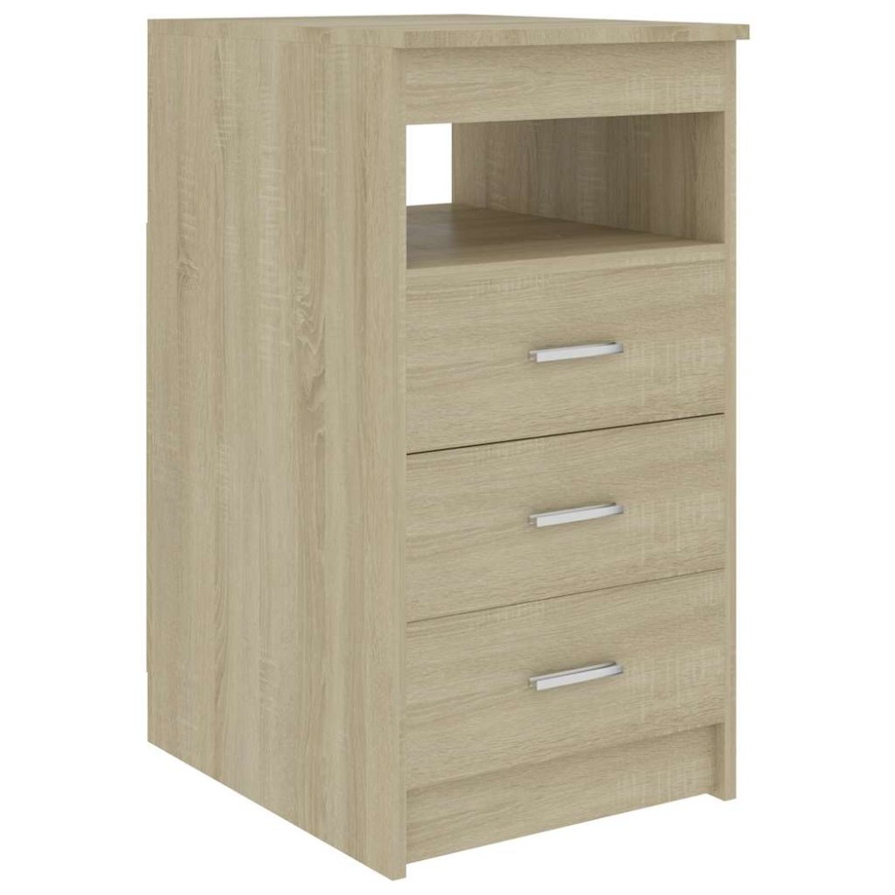 vidaXL Συρταριέρα Sonoma Δρυς 40 x 50 x 76 εκ. από Επεξεργασμένο Ξύλο