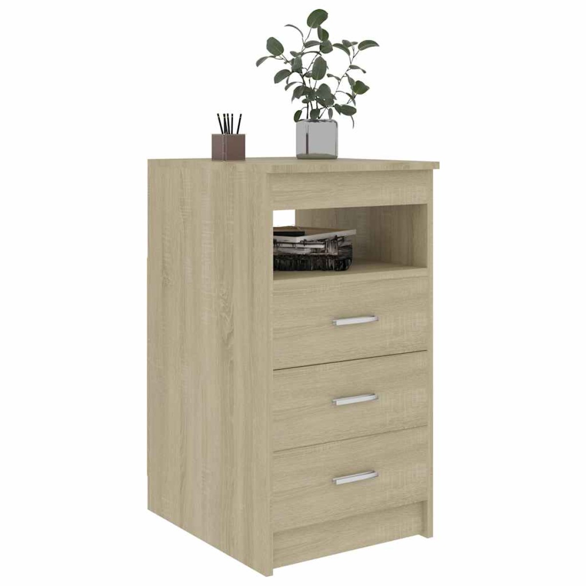 vidaXL Συρταριέρα Sonoma Δρυς 40 x 50 x 76 εκ. από Επεξεργασμένο Ξύλο