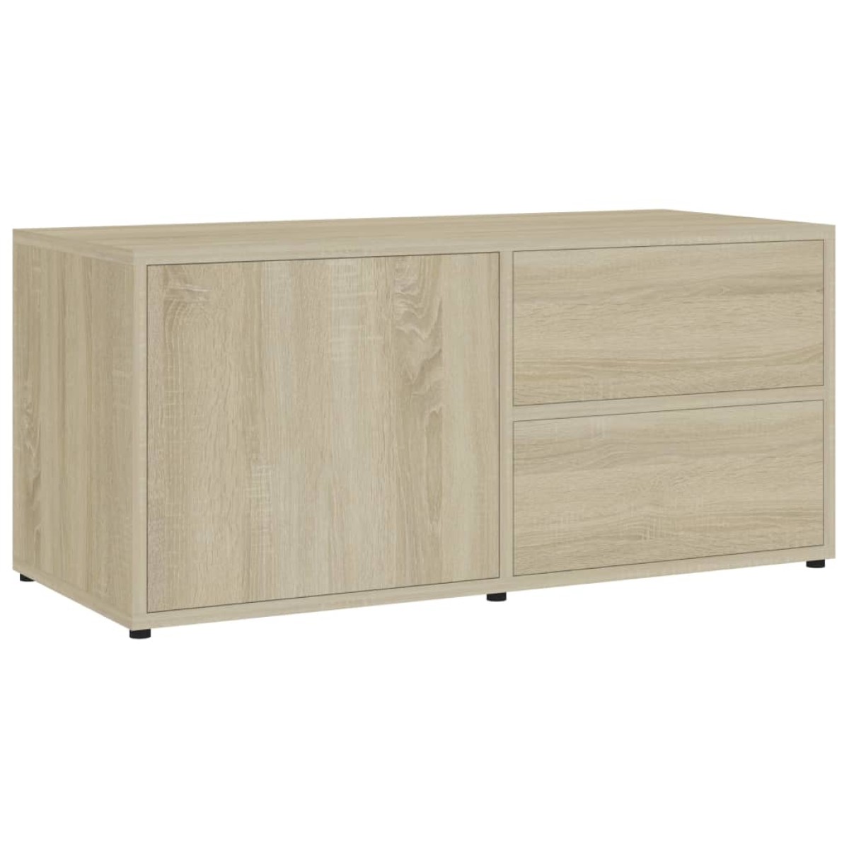 vidaXL Έπιπλο Τηλεόρασης Sonoma Δρυς 80 x 34 x 36 εκ. από Μοριοσανίδα