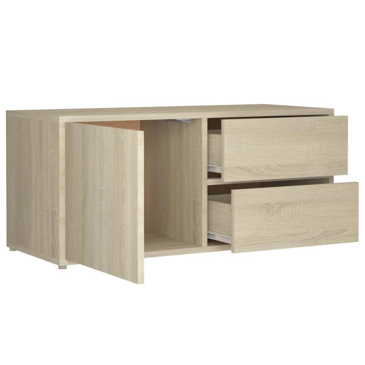 vidaXL Έπιπλο Τηλεόρασης Sonoma Δρυς 80 x 34 x 36 εκ. από Μοριοσανίδα