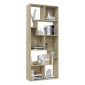 vidaXL Βιβλιοθήκη Χρώμα Sonoma Δρυς 67x24x161 εκ. από Μοριοσανίδα
