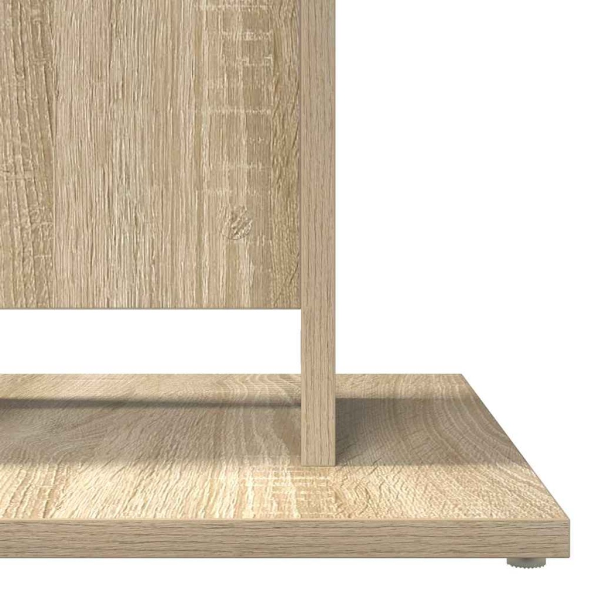 vidaXL Τραπέζι Bistro Χρώμα Sonoma Δρυς 60 x 60 x 75 εκ. Μοριοσανίδα