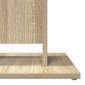 vidaXL Τραπέζι Bistro Χρώμα Sonoma Δρυς 60 x 60 x 75 εκ. Μοριοσανίδα