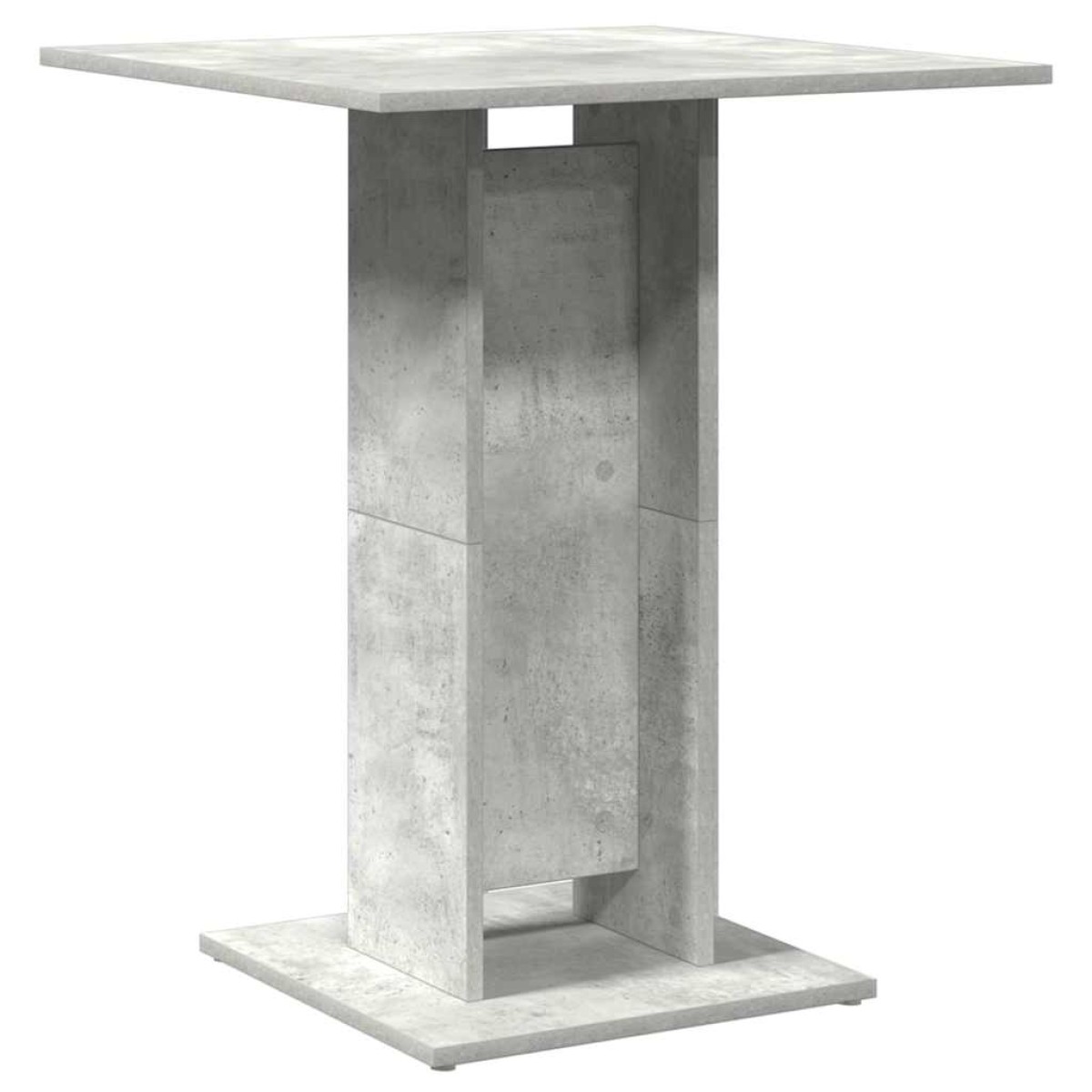 vidaXL Τραπέζι Bistro Γκρι Σκυροδέματος 60 x 60 x 75 εκ. Μοριοσανίδα