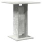 vidaXL Τραπέζι Bistro Γκρι Σκυροδέματος 60 x 60 x 75 εκ. Μοριοσανίδα