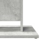 vidaXL Τραπέζι Bistro Γκρι Σκυροδέματος 60 x 60 x 75 εκ. Μοριοσανίδα