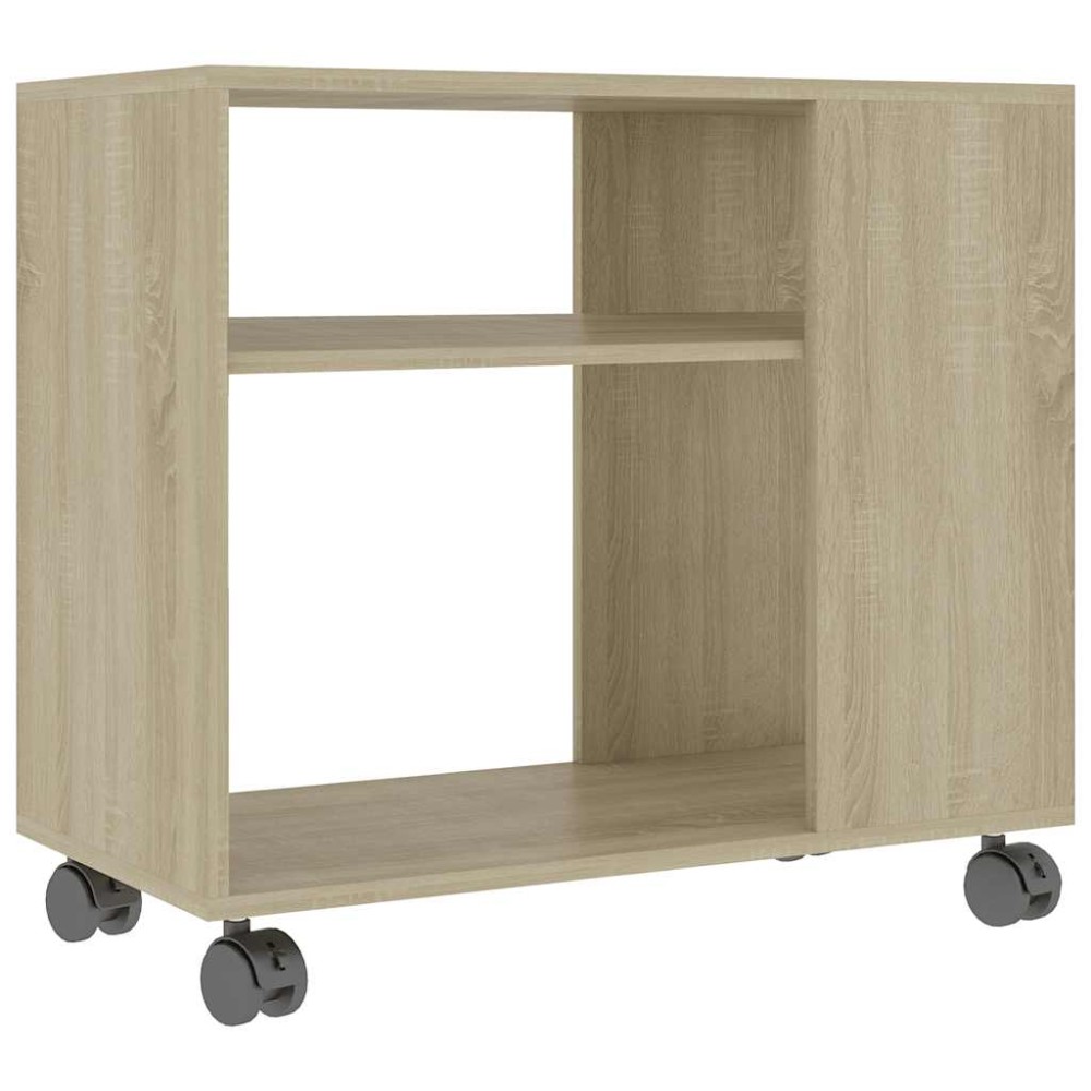 vidaXL Τραπέζι Βοηθητικό Sonoma Δρυς 70x35x60,5 εκ. Επεξεργασμένο Ξύλο