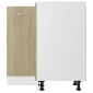 vidaXL Ντουλάπι Δαπέδου Γωνιακό Sonoma Δρυς 75,5x75,5x80,5 εκ.