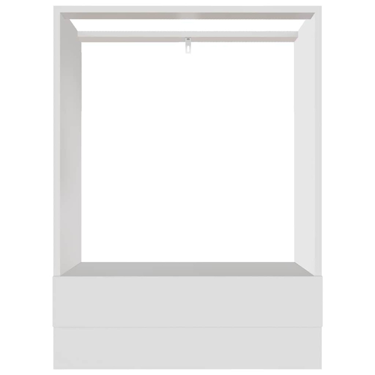vidaXL Ντουλάπι για Φούρνο Λευκό 60x46x81,5 εκ. Μοριοσανίδα