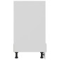 vidaXL Ντουλάπι για Φούρνο Λευκό 60x46x81,5 εκ. Μοριοσανίδα