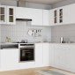 vidaXL Ντουλάπι Κρεμαστό με Τζάμι Λευκό 60x31x60 εκ. Μοριοσανίδα
