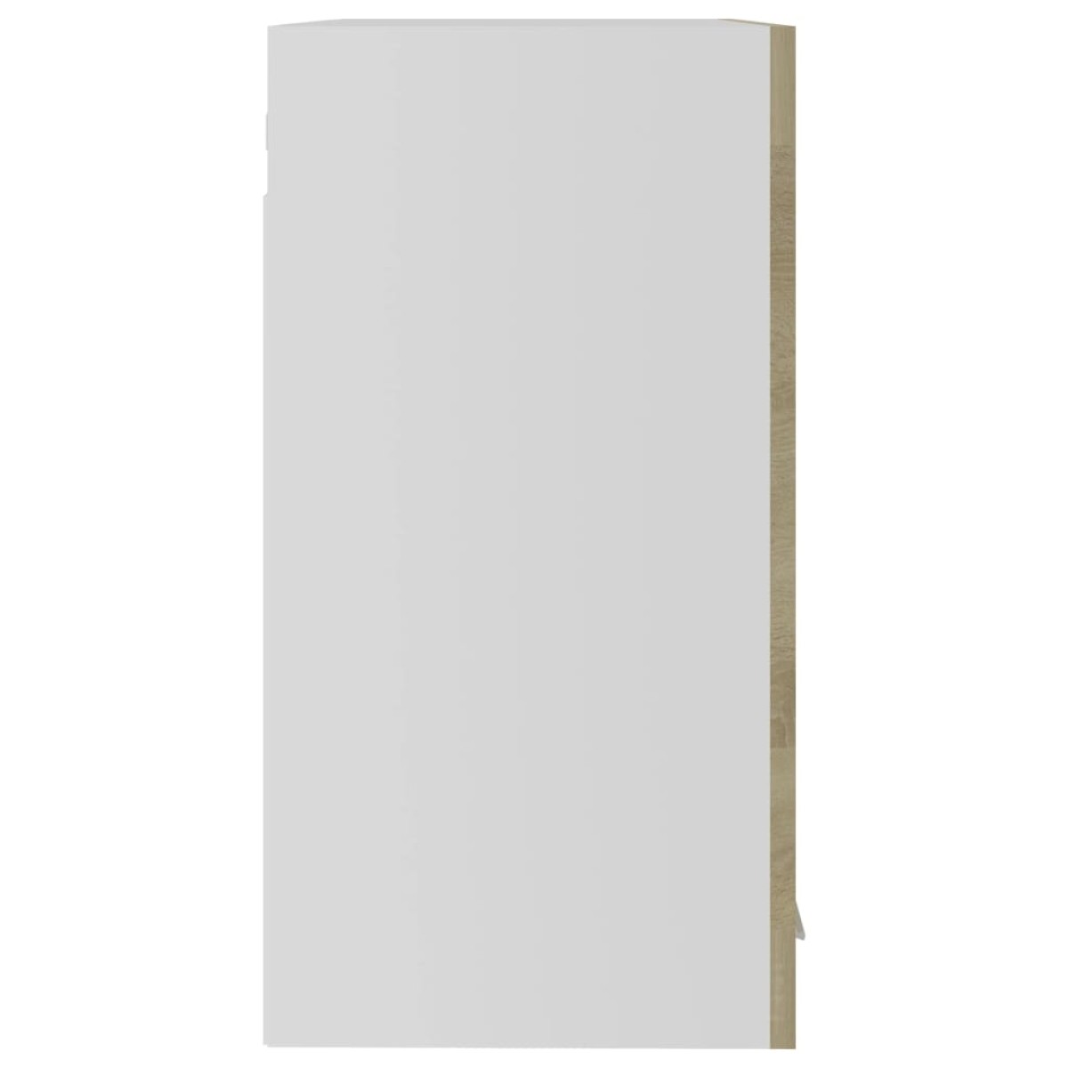 vidaXL Ντουλάπι Κρεμαστό με Τζάμι Sonoma Δρυς 60x31x60 εκ. Μοριοσανίδα