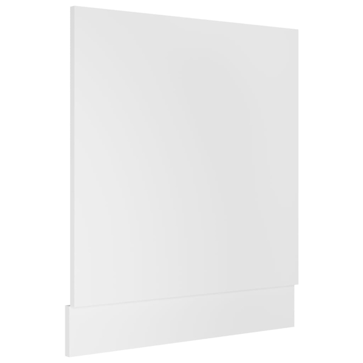 vidaXL Πρόσοψη Πλυντηρίου Πιάτων Λευκή 59,5 x 3 x 67 εκ. Μοριοσανίδα