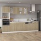 vidaXL Πρόσοψη Πλυντηρίου Πιάτων Sonoma Δρυς 59,5x3x67 εκ. Μοριοσανίδα