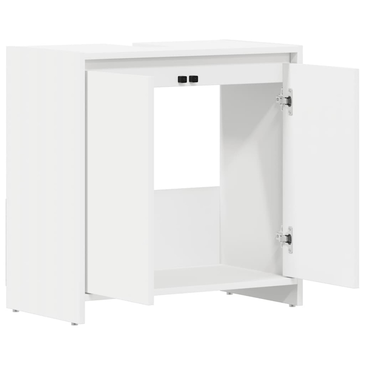 vidaXL Ντουλάπι Νιπτήρα Λευκό 60 x 33 x 61 εκ. από Μοριοσανίδα