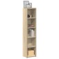 vidaXL Έπιπλα για CD 2 τεμ. Sonoma Δρυς 21x16x93,5 εκ. από Μοριοσανίδα