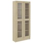 vidaXL Βιτρίνα Χρώμα Sonoma Δρυς 82,5 x 30,5 x 185,5 εκ. Μοριοσανίδα